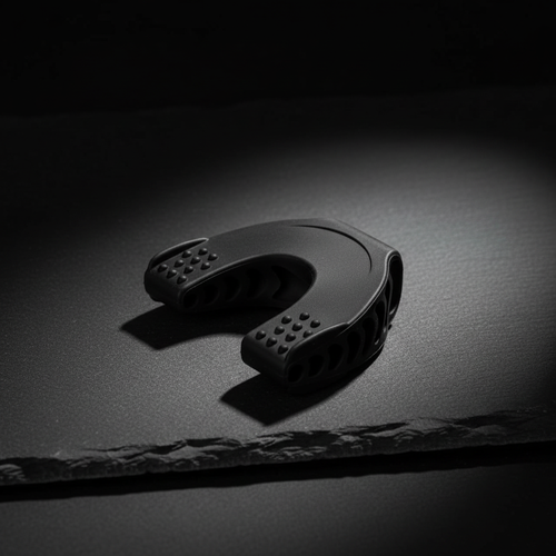 The Jawline Trainer on dark slate studio backdrop