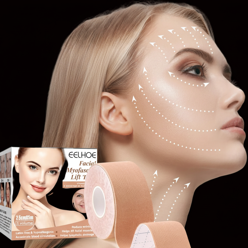 Facial Myofascial Lift Tape - No Before/After